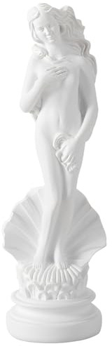 Estatua de Afrodita, El Nacimiento de Venus, Nacimiento de la diosa Afrodita Venus Alabastro escultura, diosa greco-romana, figura artística, estatua clásica blanca, accesorio para el hogar-18CM
