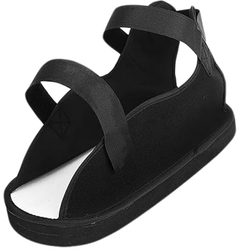Uanqfegy Chaussure à bout cassé - Botte antidérapante pour orteil cassé, chaussure de récupération de protection pour hommes et femmes post-opératoires, M