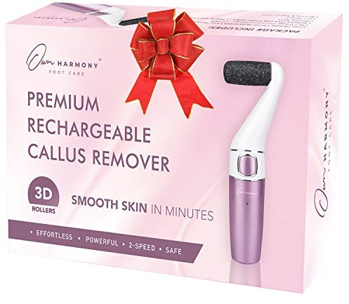 Own Harmony Elektrische Hornhautentferner und Hornhauthobel: Professionelle Pediküre Fußpflege - CR1700 Elektronische Fußfeile - Beste für Hornhautentfernung und trockene, rissige Fersen (USB Kabel)