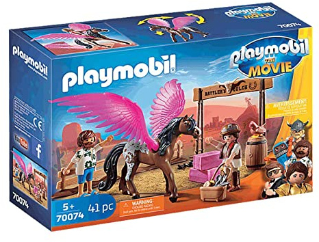 PLAYMOBIL:The Movie 70074 Marla, Del und Pferd mit Flügeln, Ab 5 Jahren