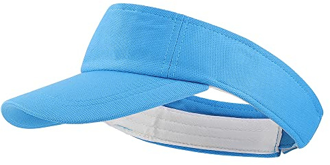 MK MATT KEELY Solskärmskeps Sportjusterbar Basebollkeps med utomhus UV-skydd för kvinnor och män, Ljusblått, one size