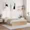 Furniture Home Tools Bettgestell mit Schubladen Sonoma Eiche 140x200 cm Holzwerkstoff