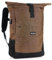 RANZN® – London – Premium Rucksack Herren & Damen, Rolltop Freizeit-Rucksack mit USB-Ladebuchse, Wasserabweisend, Diebstahlsicherung, Wanderrucksack, Backpack mit Laptopfach, Braun