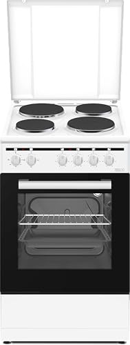 PKM Standelektroherd EH4-50KPGDQ | 48 Liter Garraum | Energieeffizienzklasse A | 4 Kochfelder