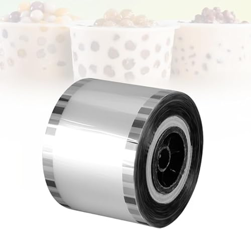 Pellicola Sigillante per Tazze, 3000 Pezzi Pellicola Sigillante per Bicchieri in Plastica PP Monouso da 4 mm di Spessore per Ristoranti Fast-Food Bar del Tè Al Latte Negozi di Dolciumi e Mense