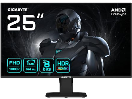 GIGABYTE GS27F2 Gaming Monitor 27 tum FHD – 1920 x 1080, 240 Hz, 1ms, 300CD/m², FreeSync, HDR Ready, HDMI 2.0, Displayport 1.4