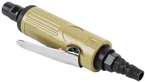 Eminchu 1/4 Pneumatisk Formslipmaskin, 25 000 Rpm Rakt Luftdrivet Slipverktyg, Metallpoleringsverktyg med 3 Mm 6 Mm Dubbla Spännhylsor, Idealiskt för Avgradning Av Metall, trä och Gummipolering