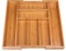 Schramm® Besteckkasten aus Bambus für Schubladen größenverstellbar 30-48x46x5 cm Schubfacheinlage Schubladeneinsatz 5-7 Fächer Besteckeinsatz Küchenorganizer