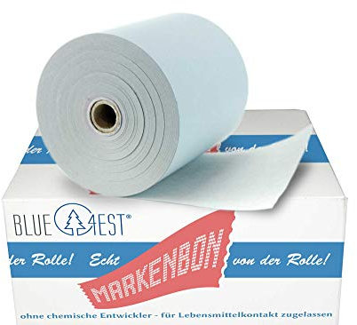 30 ökologische BLUE4EST® Thermorollen für Epson TM-T 88 V -iHub [80m] - markenbon