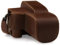 MegaGear Faux Leather Case Compatible with Nikon Coolpix P950 - Dark Brown