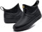GURGER Gummistiefel Herren Kurz Regenstiefel Kurzschaft Männer Gummistiefeletten Wasserdicht Größe 44 Schwarz