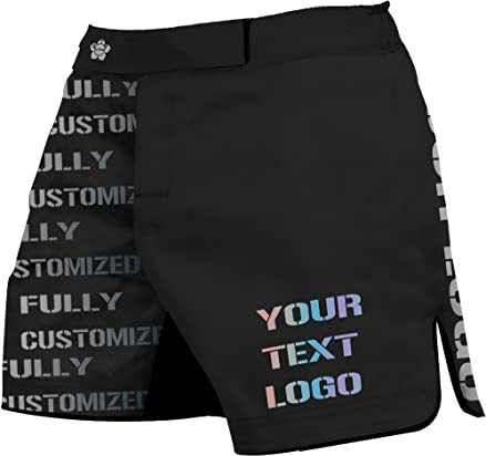 DIYUME Kids Youth Boys Soft Mid-Thigh Kickboxing Shorts for Students Members, XX-Small
