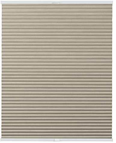 Lichtblick Wabenplissee Klemmfix, ohne Bohren, verspannt, Verdunklung - Beige 30 cm x 100 cm (B x L)