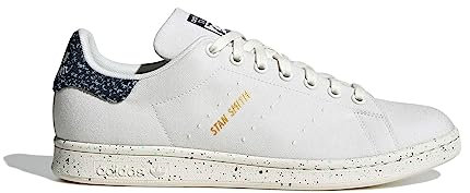 adidas Originals Men's Stan Smith Textile Low Shoes, Casual Sneakers, Core White/Core White/Legend Ink, 5.5