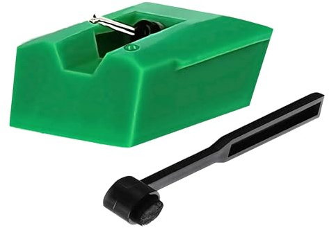 ATN95E Turntable Record Replacement Needle with Stylus Cleaning Brush, Eliptical Record Player Needle Compatible with Audio-Technica AT-LP120-USB Vinyl Turntables
