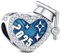 KEQ 2025 Abschluss Herz Charm 925 Sterling Silber Zirkonia Anhänger für Armband Halsketten Schmuck Geschenk Abschluss-Geschenke für Sie 2025
