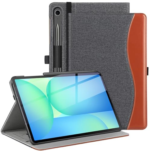 ZtotopCases Hülle für Samsung Galaxy Tab S10 Lite/S10 FE 2025/ S9 FE 2023 10,9 Zoll / S9 2023/ S8 2022/ S7 2020 11 Zoll, Schutzhülle mit Multi-Winkel Ständer, Auto Schlaf/Wachen, DenimSchwarz