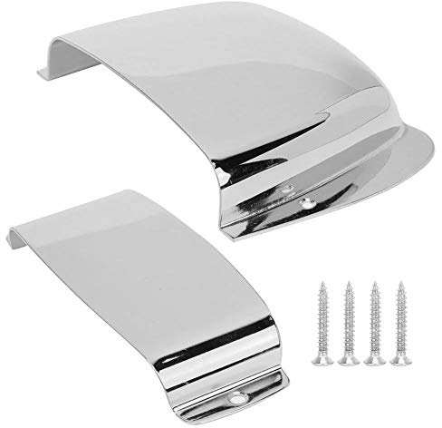Cubierta protectora para bajo el¨¦ctrico PB, juego de cubiertas de pastilla y puente en hierro con 4 tornillos de montaje (Plata)