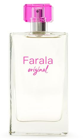 FARALA - Original 75 ml, Colonia Mujer, Perfume Formato Spray, Eau de Toilette Natural y Femenina, Aroma Floral Especiado, Fragancia Fresca, Juvenil y de Larga Duración