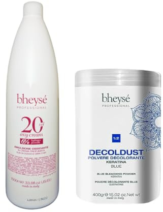 Kit Decolorante azul 450gr / Oxigenada 20 vol (6%) 1000ml - RB Profesional