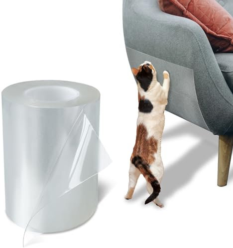 kratzschutz Sofa Katze 10cmX10m Katzen Kratzschutz Sofa Transparent Möbelschutz Katzenerziehung Übungsband Oberflächenschutz Möbel Couch Sofa Schutz Möbel Couch Sofa Wand Tür Schutz