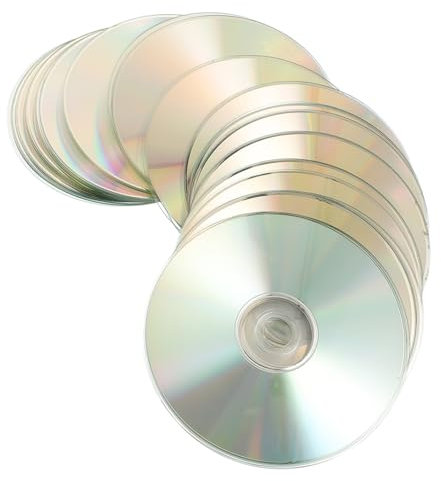 CAXUSD 30pezzi Dischi Riflettenti Doppia Faccia in Plastica Ciondoli Te Per Giardini Frutteti e Alberi Utilizzabili Come Al Nastro Adesivo Terreno