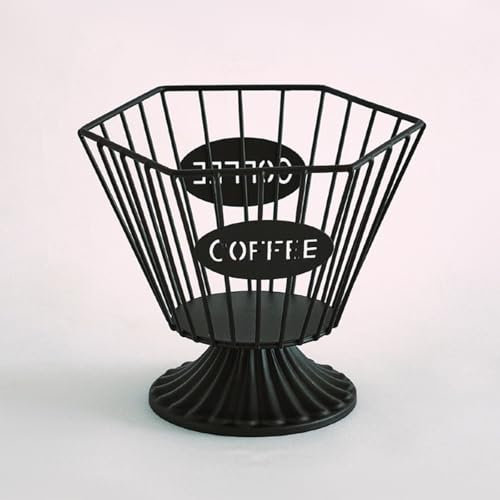 KOVNISE Soporte para cápsulas de café, portavasos K para mostrador, organizador de tazas K de estilo minimalista de gran capacidad, organizador de cápsulas de café para cocina, oficina, accesorios de