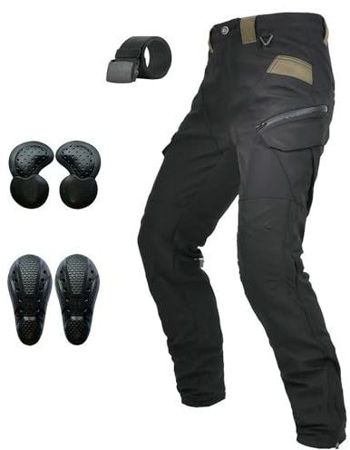 GEBIN Motorradhose Herren mit herausnehmbaren Protektoren