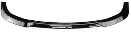 Parachoques Delantero Lip para Seat Ibiza MK5 Standard/FR 2018-2025, 3 Piezas: Difusor Labio Parachoques Delantero, Alerón, Protector De Carrocería(Glossy Black)
