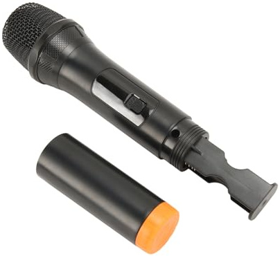 Sorandy Trådlöst Mikrofonset Dynamisk Bärbar Handhållen Mikrofon för Karaoke och Presentationer 2st USB-driven