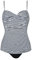 Sunflair Tankini Tankini-Set - Tankini mit verstellbaren Trägern und klassischem Schwarz-Weiß-Design - mit Schalen und verstellbaren Trägern - klassischer breiter Slip