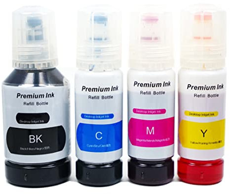 Cartridgeify 102 Ink Compatible with Epson 102 Ink Cartridges Bottle Multipack, for EcoTank ET-2700 ET-2710 ET-2720 ET-2750 ET-3700 ET-3750 ET-4700 ET-4750 ET-15000