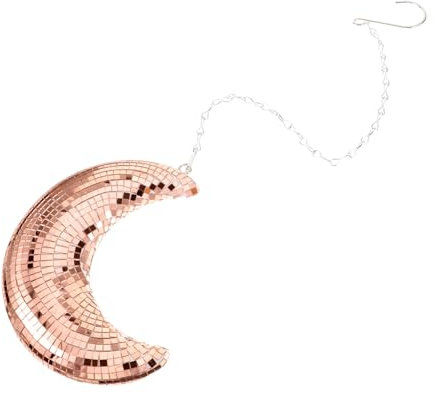 UKCOCO Discokugel-hängeornamente Discokugel Im Freien Discokugel-requisite Disco-hängeornament Disco-party-anhänger Disco-kugel-dekor Mond-disco-kugel Disco-party-dekor Draussen Glas Dj