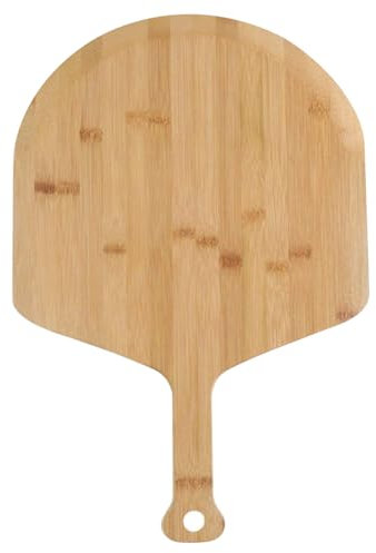Pizza buccia da 12 pollici di bambù antiaderente pizza in legno buccia con paddle lunghi paddle lavabile per pizza spatola per pizza accessori per la torta del pane per pizza