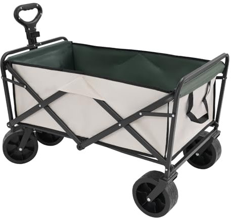 Carro plegable para transporte al aire libre, jardín, playa, camping, compras