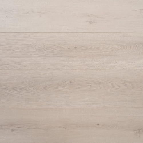 Laminate Flooring Durable 8mm Thick Planks – Modern Wood Effects, Easy Click Fit, Water-Resistant Laminate – Ideal for Living Room, Bedroom & Hallway Floors - 1.92m² Coverage Per Pack (Sandstone)