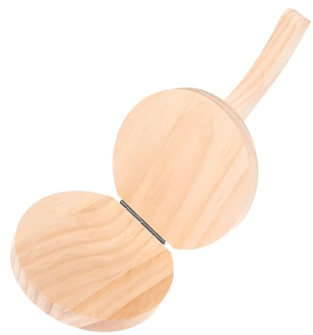 CIYODO Prensador de Masa para Empanadillas de Madera Natural con Mango Herramienta Práctica y Resistente para Cocina y Restaurantes