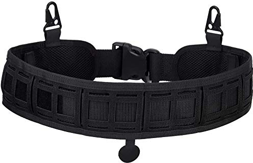 Koyheng Ceinture de Combat réglable tactiquement rembourrée de Ceinture de Combat rembourrée Molle Battle Ceintures pour Le tir de Chasse CS Airsoft