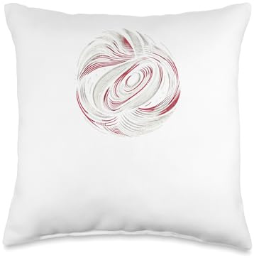 Rhythmic Boomerang Pattern Throw Pillow