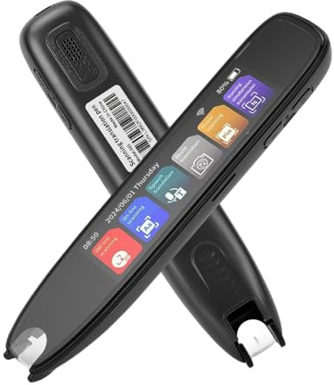 Scan Reader Pen, Scan Reader Pen, Smart Voice Translator Pen Sprachübersetzer Online 142 Sprachen Digital Smart Voice Scanning, Büroelektronik