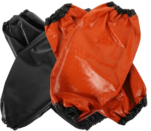 SOPOTUTU Manicotti Braccia Impermeabili 2 Paia in Pvc per Uso Cucina e Industria Protezione Anti Sporco
