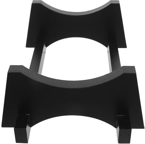 ZUNOXAZ Supporto per Botte di Rovere da 3 Litri in Legno Rosso Scuro, Base Portabottiglie da Terra Stabile per Distributore di Bevande, Espositore per Vino e Brocche Multifunzione