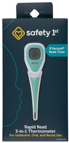 Safety 1st Rapid Read 3-In-1 Thermometer, Aqua, One Size