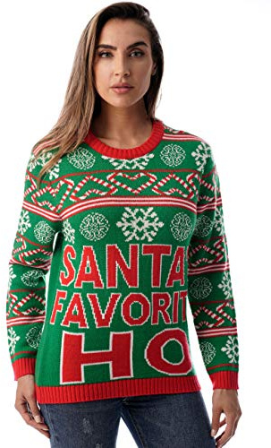 #followme Womens Ugly Christmas Sweater - Sweaters for Women 6773-225-L