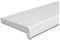 Juramondo Masterline LD40 Premium Innenfensterbank WPC Weiß Matt inkl. Endkappe verschiedene Ausführungen (T: 150mm / L: 500mm)