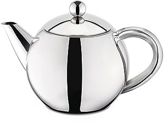 Weis Teekanne aus Edelstahl mit Teefilter 1 L