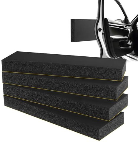 MINISOISO Garagen Wandschutz 30 x 10 x 3 cm, 4PCS Auto Garagen Wandschutz Selbstklebend, Garagen Wandschutz Türkantenschutz, Autotür Schutz Garagenwand Türkantenschutz für Autotüren, Garagen,Carport