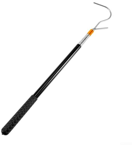Asta telescopica per aprire finestre con asta regolabile da 54,4 a 162,6 cm, strumento per aprire lucernari con gancio per tende da sole e finestre da tetto per camper