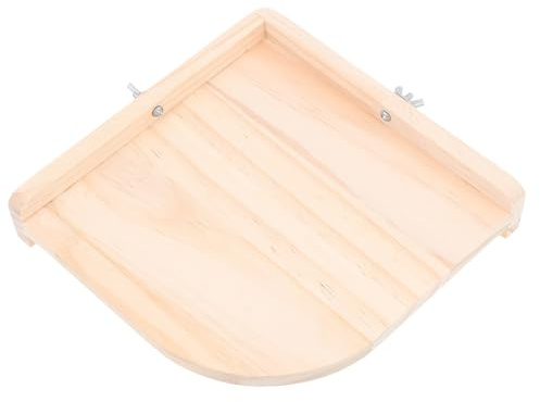 Gatuida Plataforma Sectorial Accesorio Chic Jaula de Hámster y Cobaya para Color Caqui Estructura Sólida y Resistente a Mordeduras, Material Sintético para Pequeños Animales