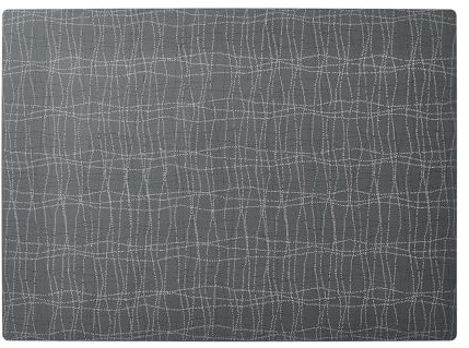APS 60583 - Mantel individual (lavable, antimanchas y antideslizante, 45 x 33 cm, 1 unidad, silicona), color gris oscuro